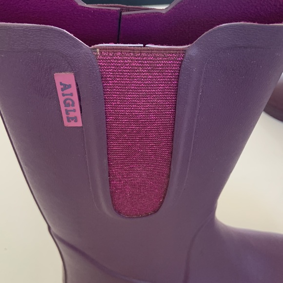 Purple Aigle Gardening/Rain boots - Picture 6 of 9